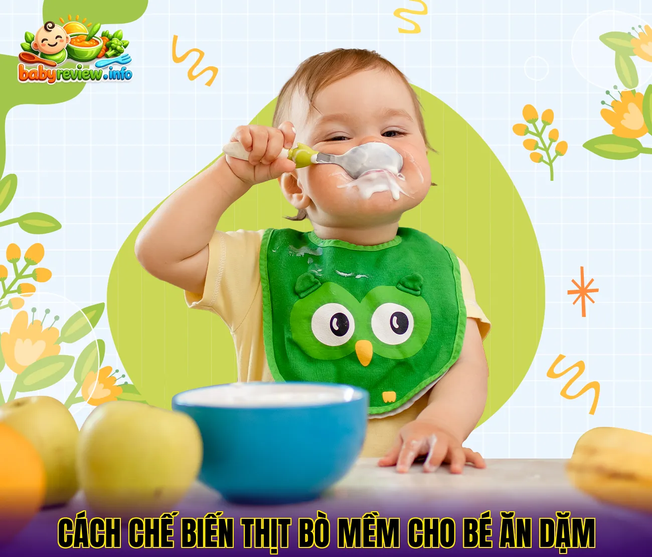 cách chế biến thịt bò mềm cho bé ăn dặm