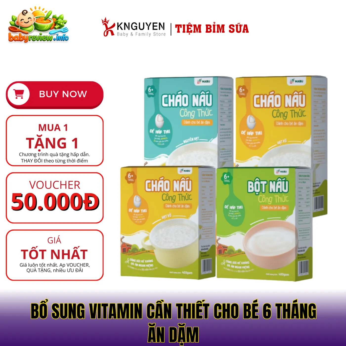 bổ sung vitamin cần thiết cho bé 6 tháng ăn dặm