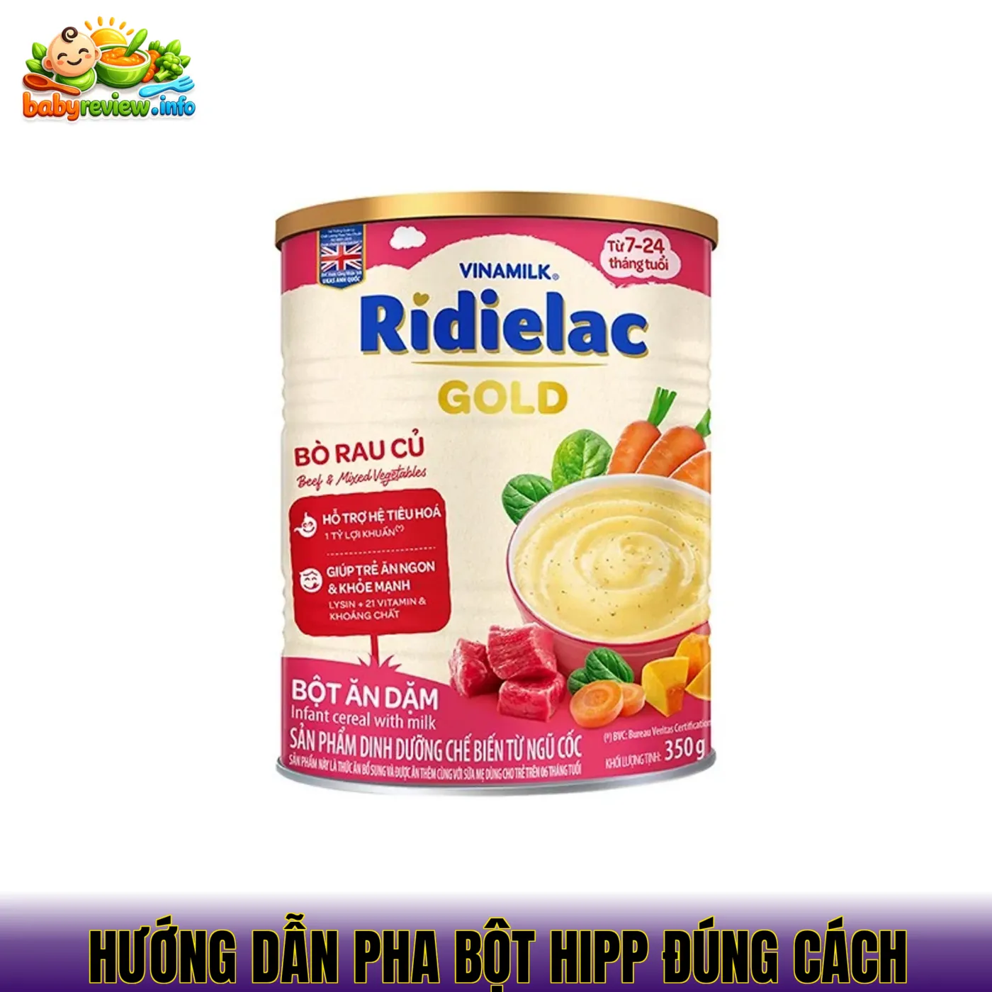 Hướng dẫn pha bột HiPP đúng cách