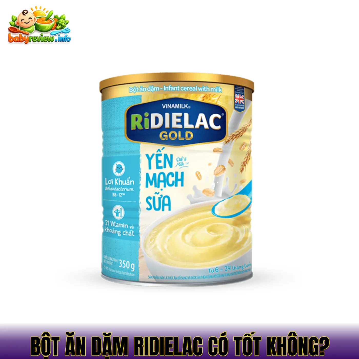 Bột ăn dặm Ridielac có tốt không?