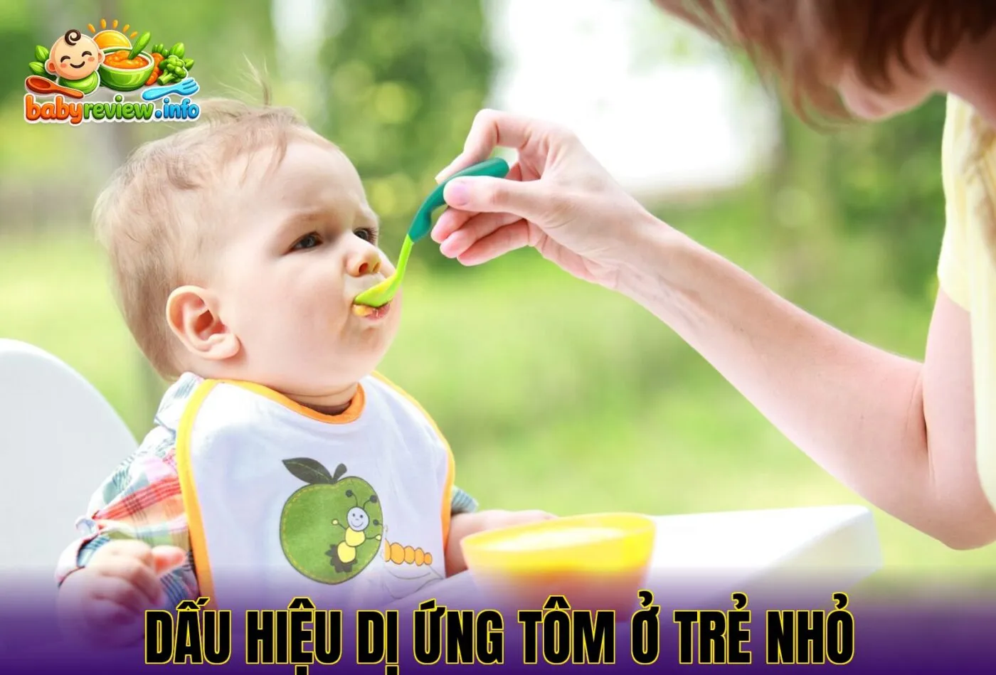dấu hiệu dị ứng tôm ở trẻ nhỏ