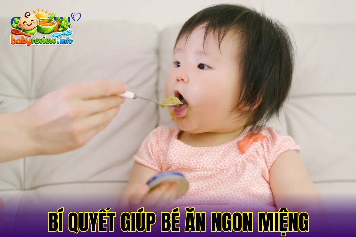 bí quyết giúp bé ăn ngon miệng