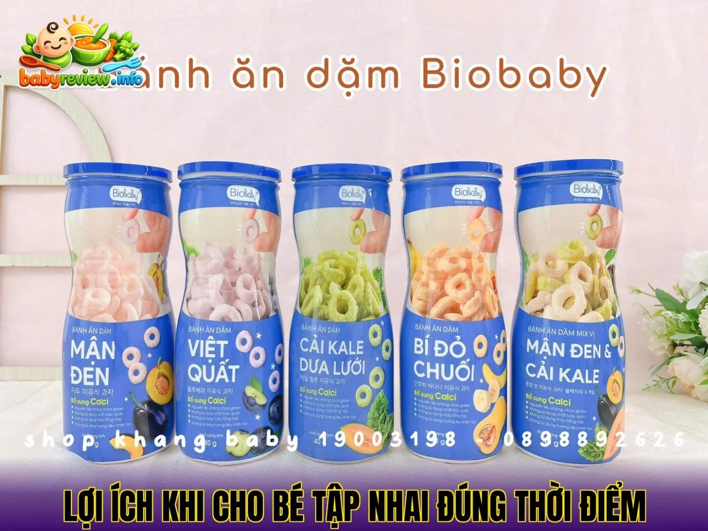 Lợi ích khi cho bé tập nhai đúng thời điểm