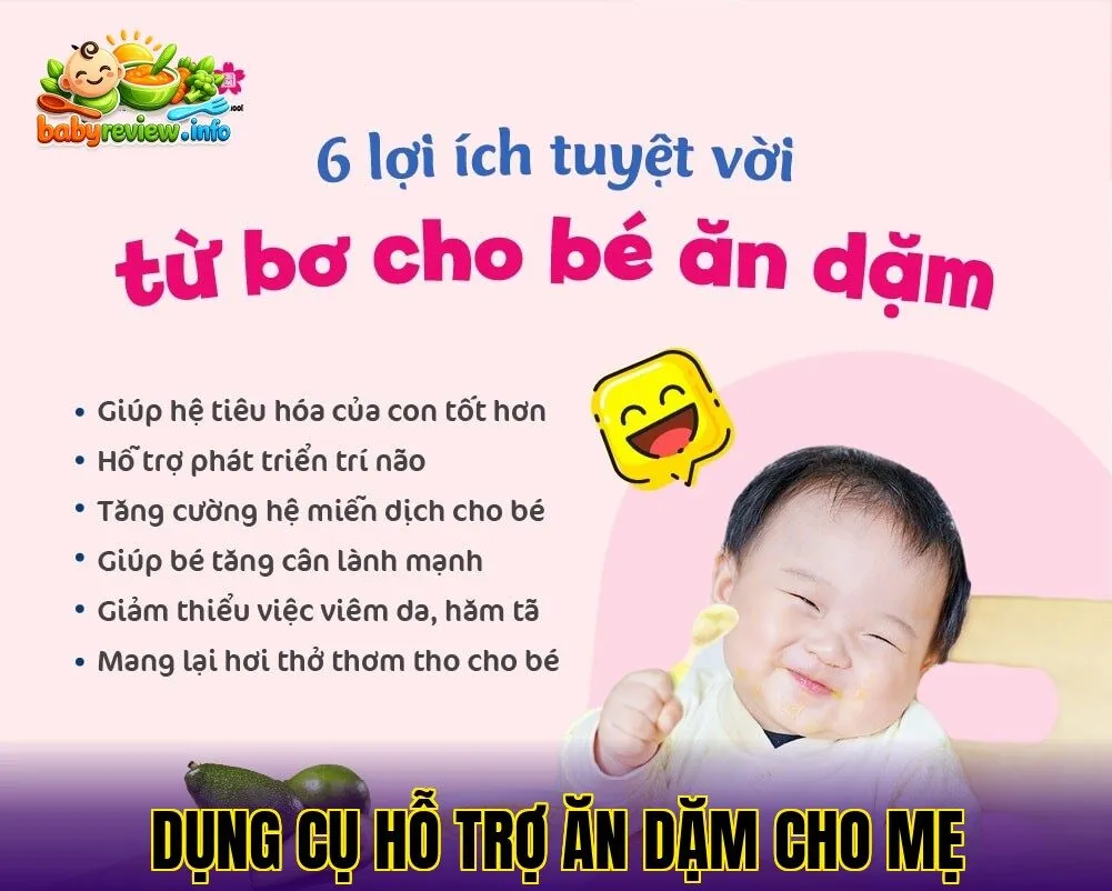dụng cụ hỗ trợ ăn dặm cho mẹ