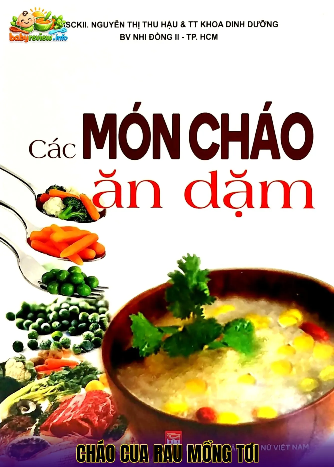 cháo cua rau mồng tơi