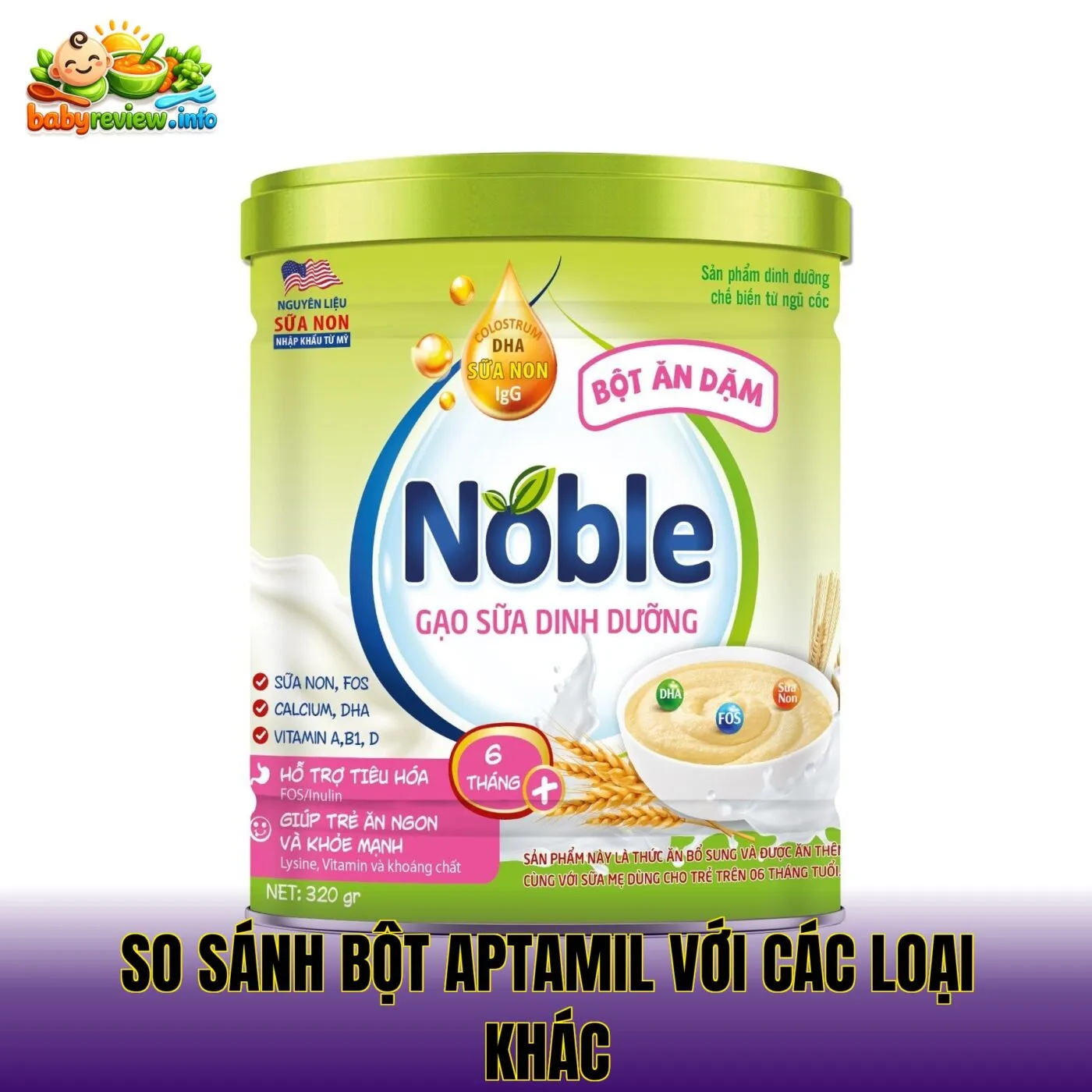 so sánh bột Aptamil với các loại khác
