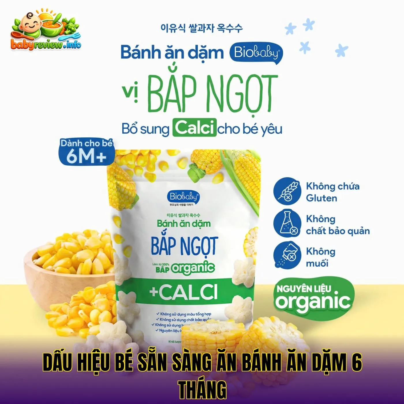 dấu hiệu bé sẵn sàng ăn bánh ăn dặm 6 tháng
