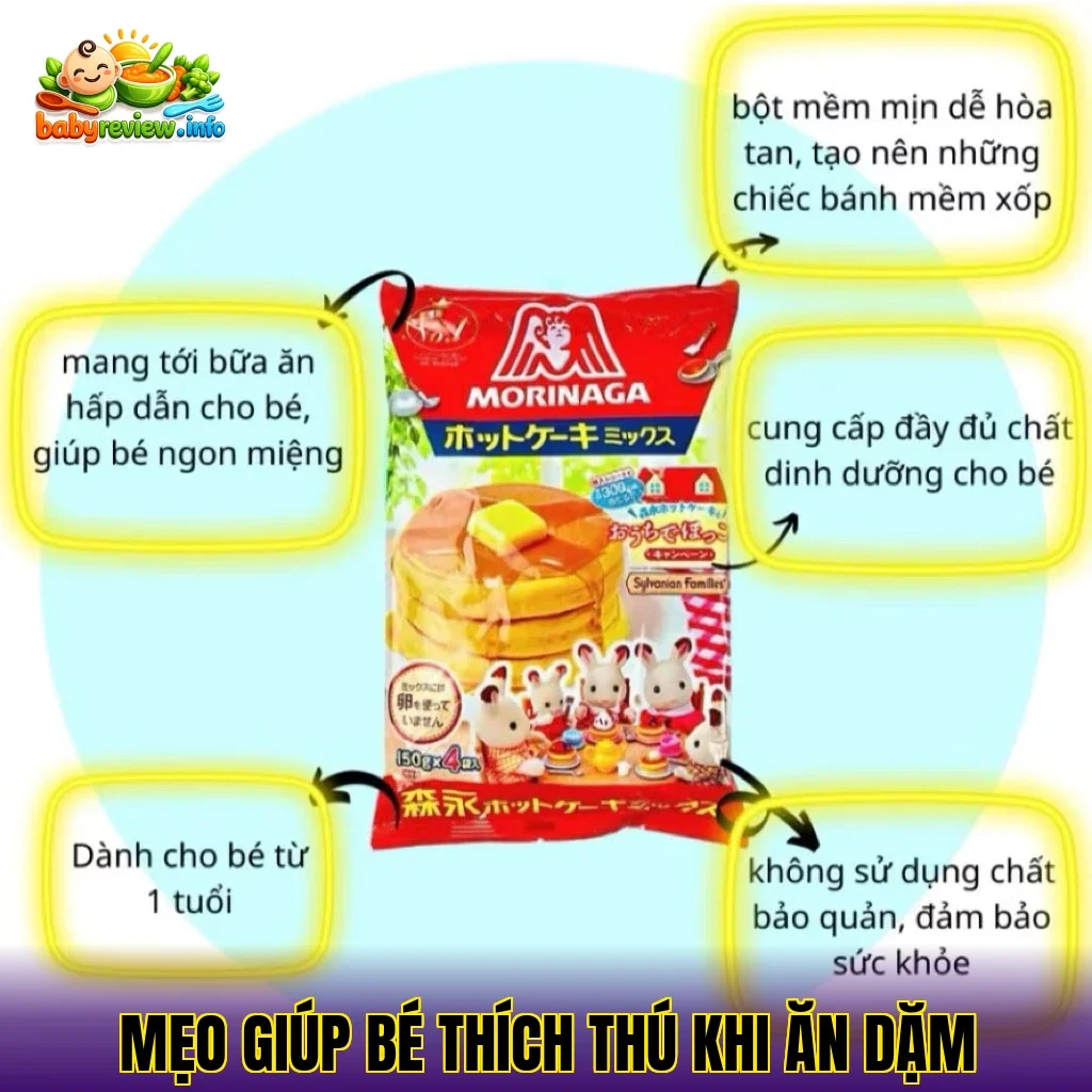 mẹo giúp bé thích thú khi ăn dặm