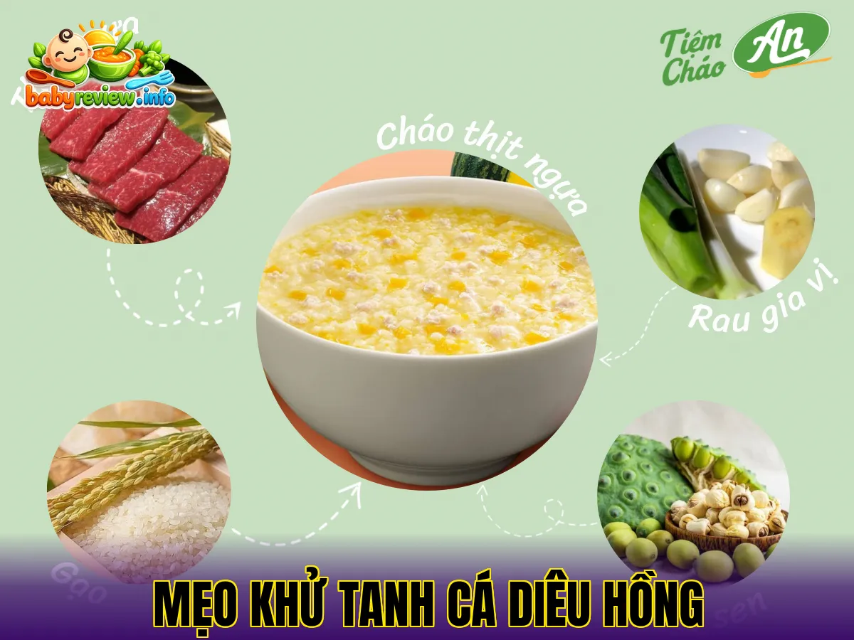 mẹo khử tanh cá diêu hồng