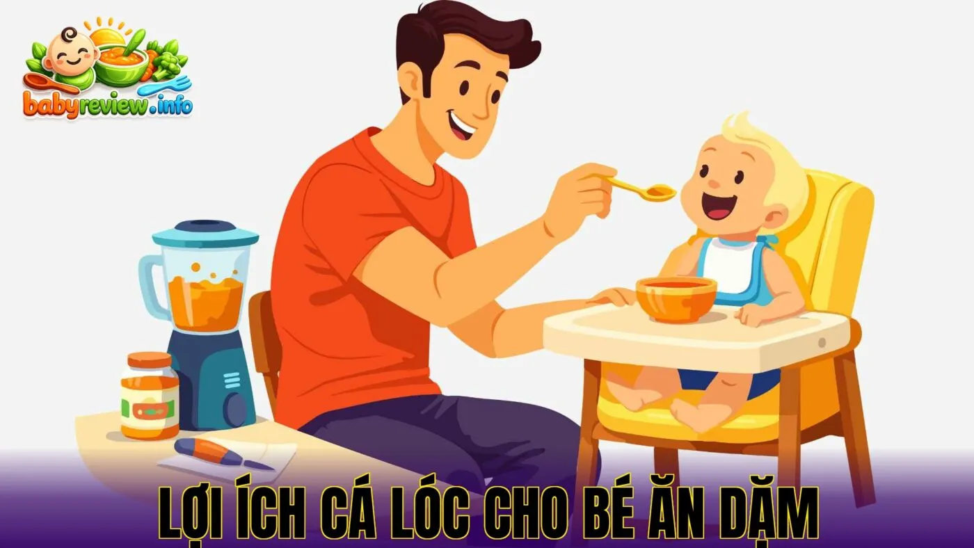 lợi ích cá lóc cho bé ăn dặm