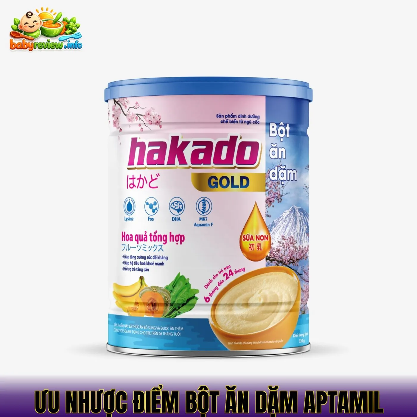 ưu nhược điểm bột ăn dặm Aptamil
