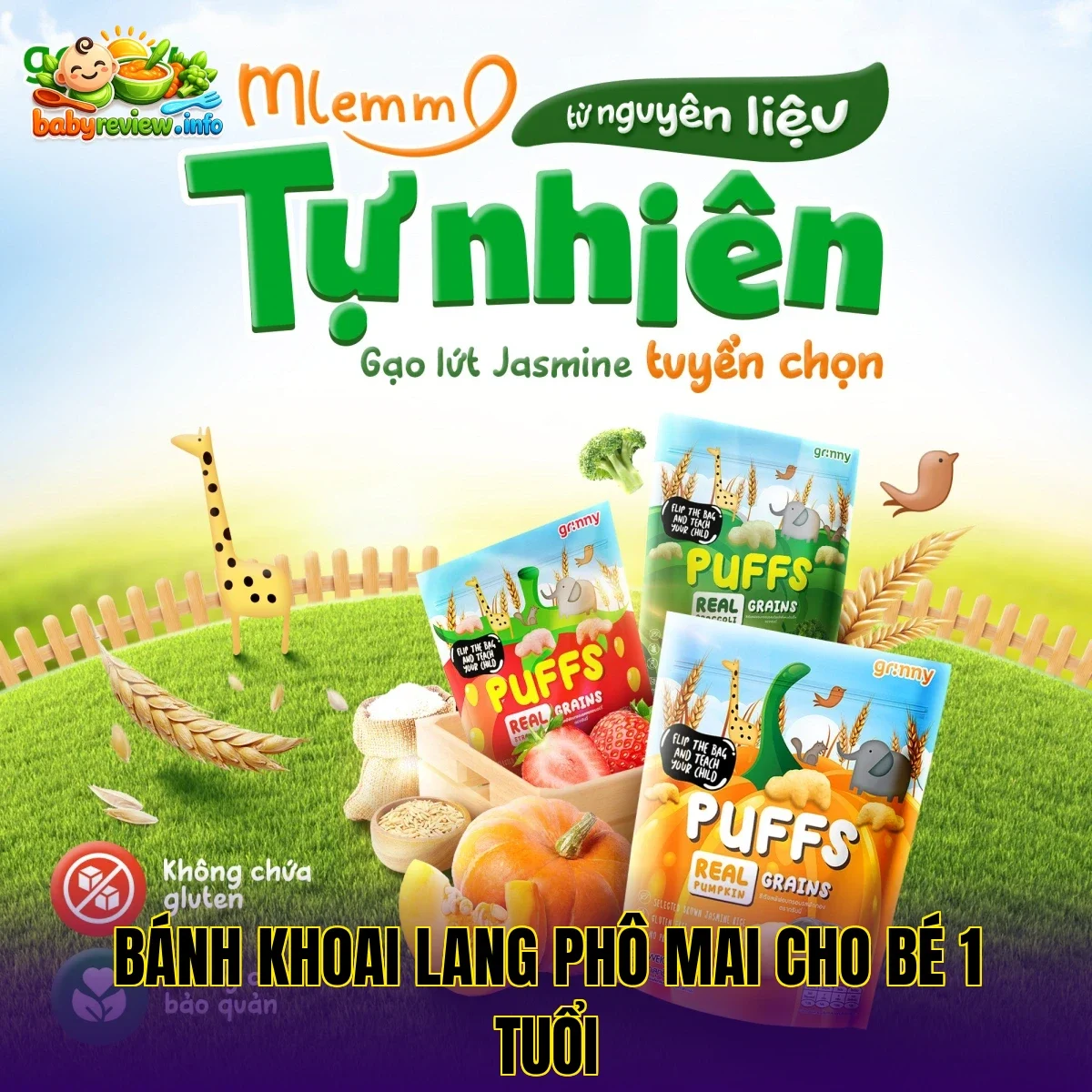 Bánh khoai lang phô mai cho bé 1 tuổi