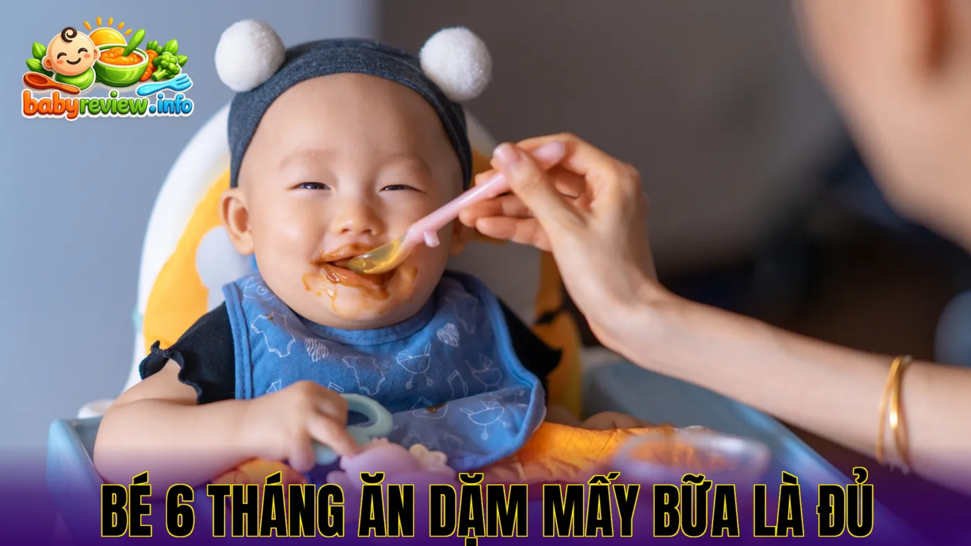Bé 6 Tháng Ăn Dặm Mấy Bữa Và Cách Phân Bữa