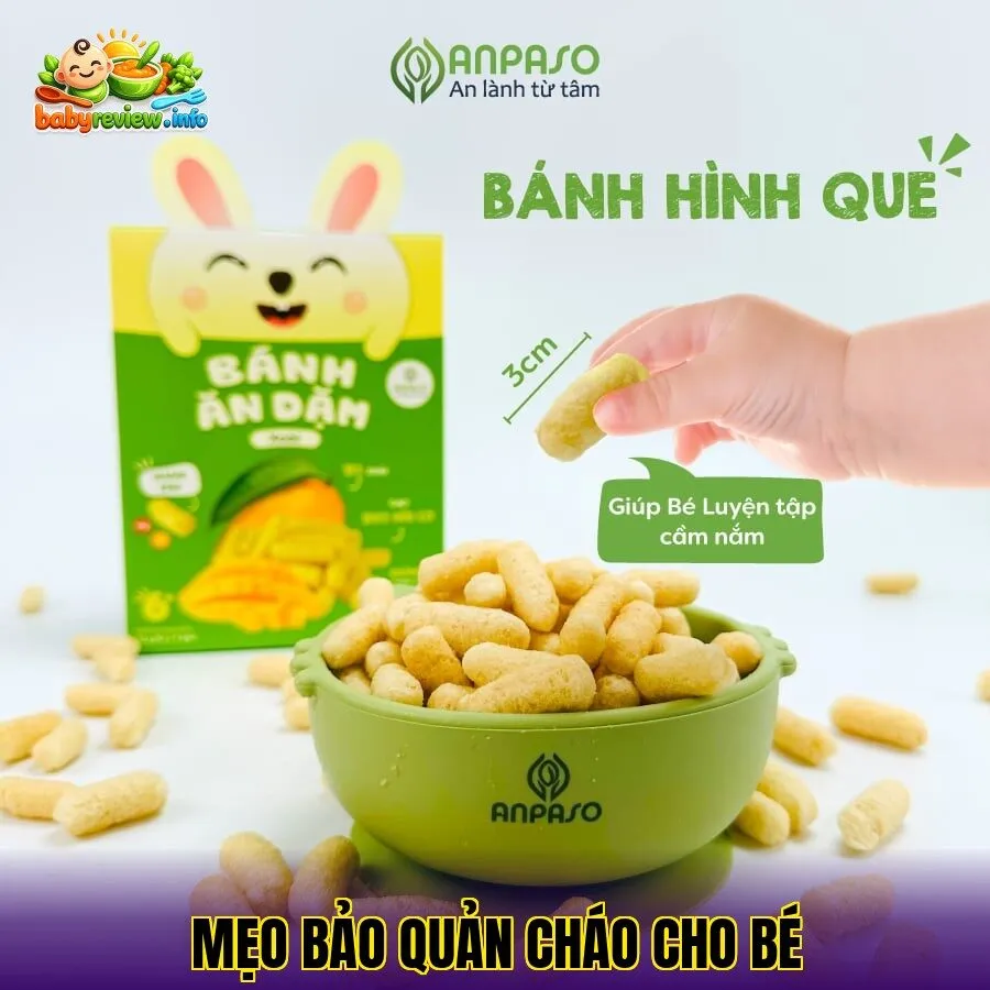 mẹo bảo quản cháo cho bé
