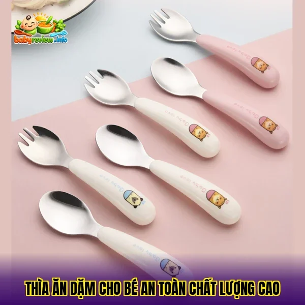 Thìa ăn dặm cho bé an toàn chất lượng cao