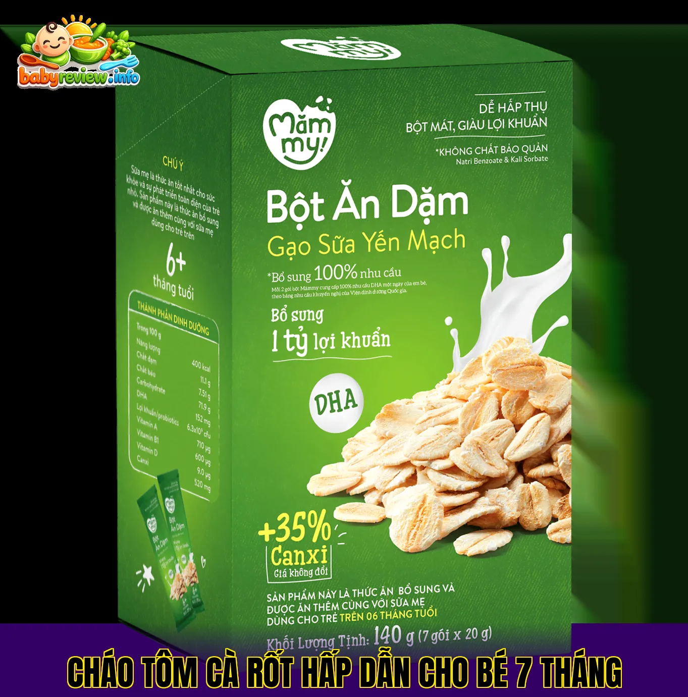 cháo tôm cà rốt hấp dẫn cho bé 7 tháng