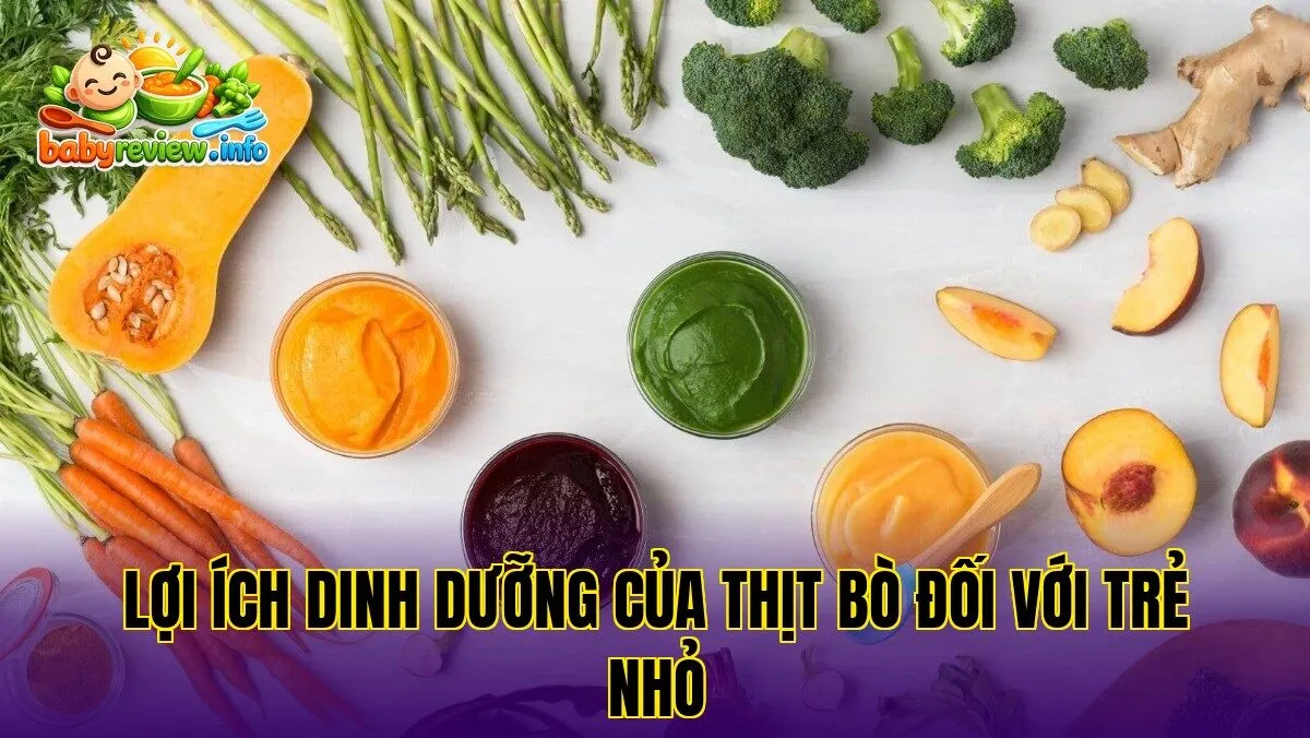 lợi ích dinh dưỡng của thịt bò đối với trẻ nhỏ
