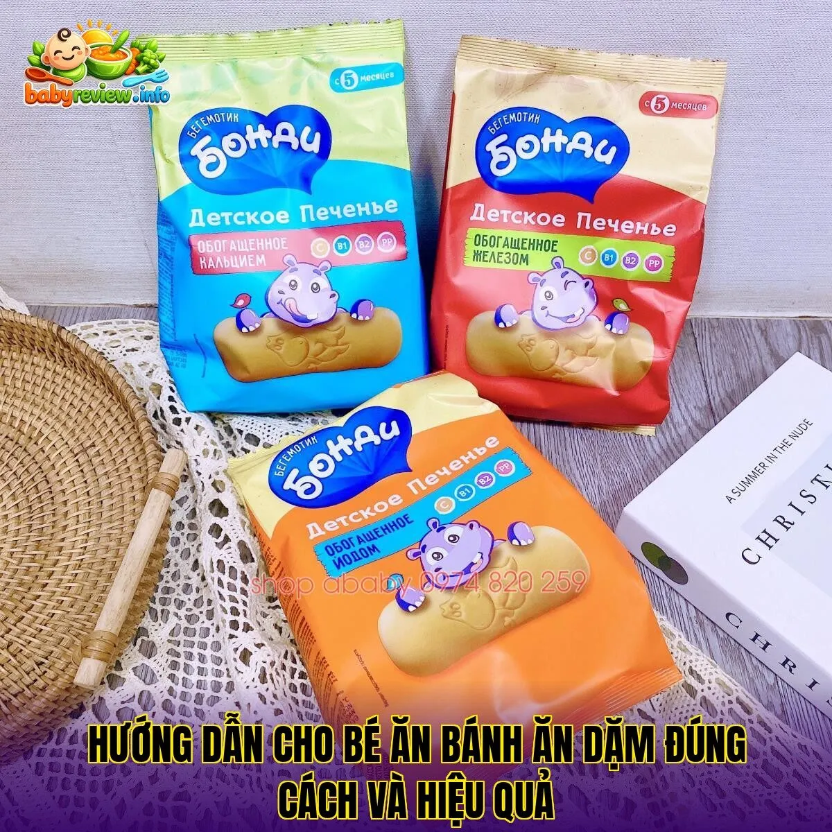 Hướng dẫn cho bé ăn bánh ăn dặm đúng cách và hiệu quả
