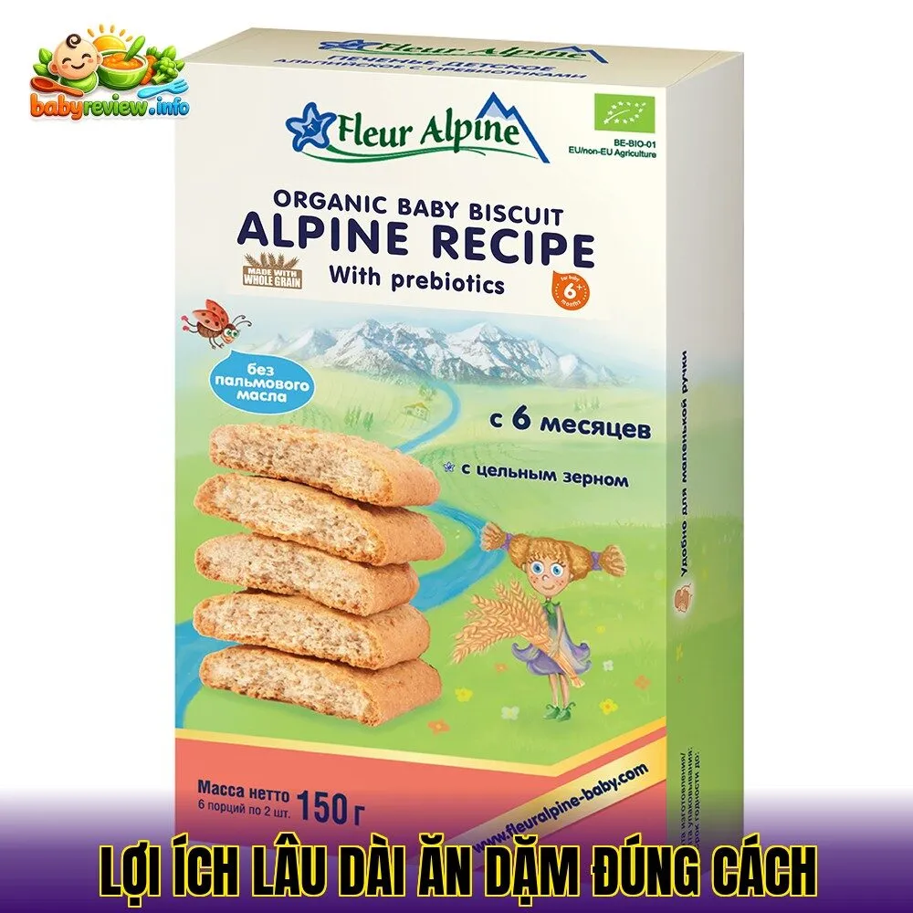 lợi ích lâu dài ăn dặm đúng cách
