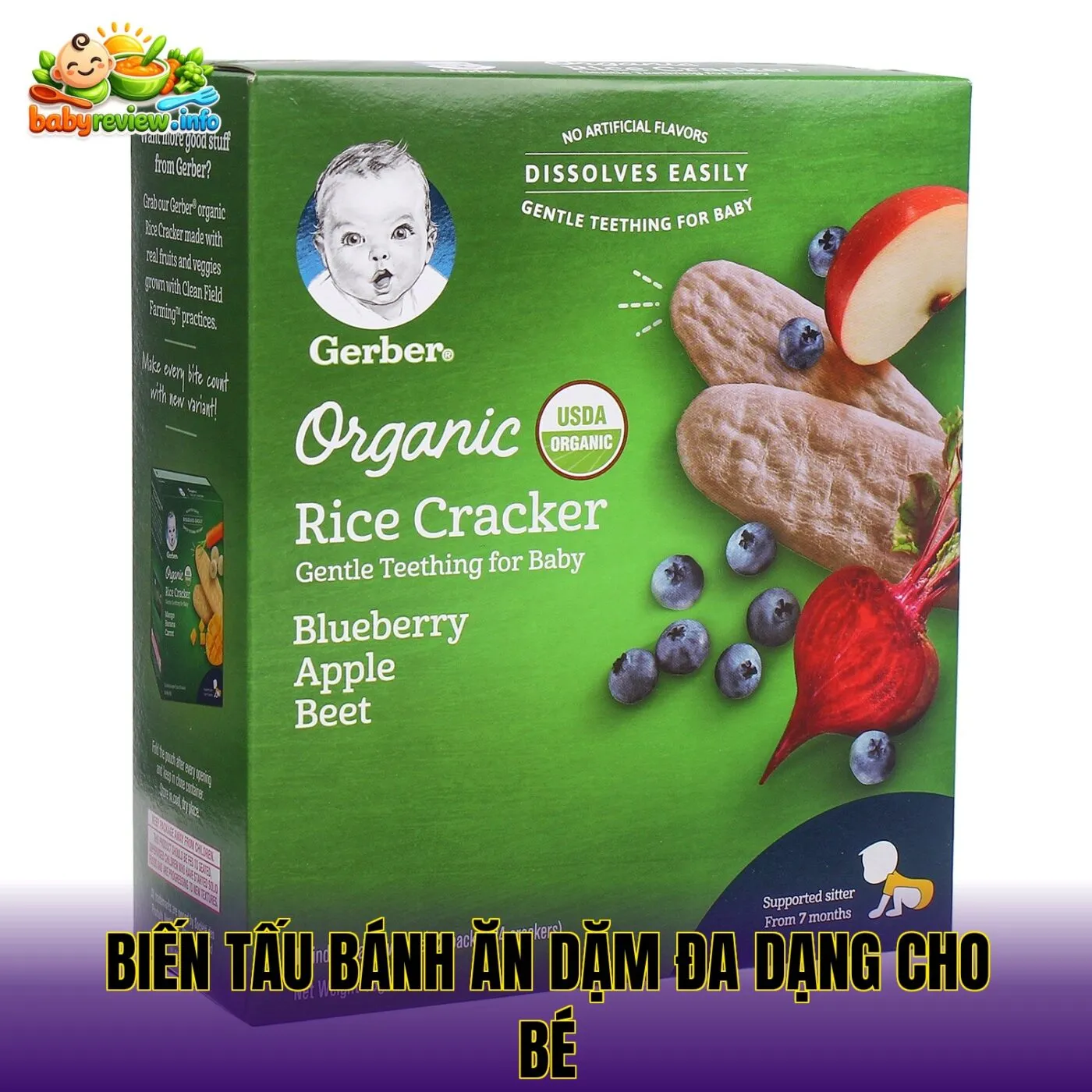 Biến tấu bánh ăn dặm đa dạng cho bé