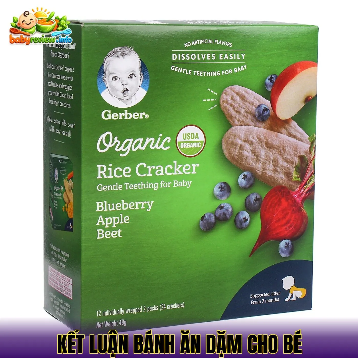 kết luận bánh ăn dặm cho bé