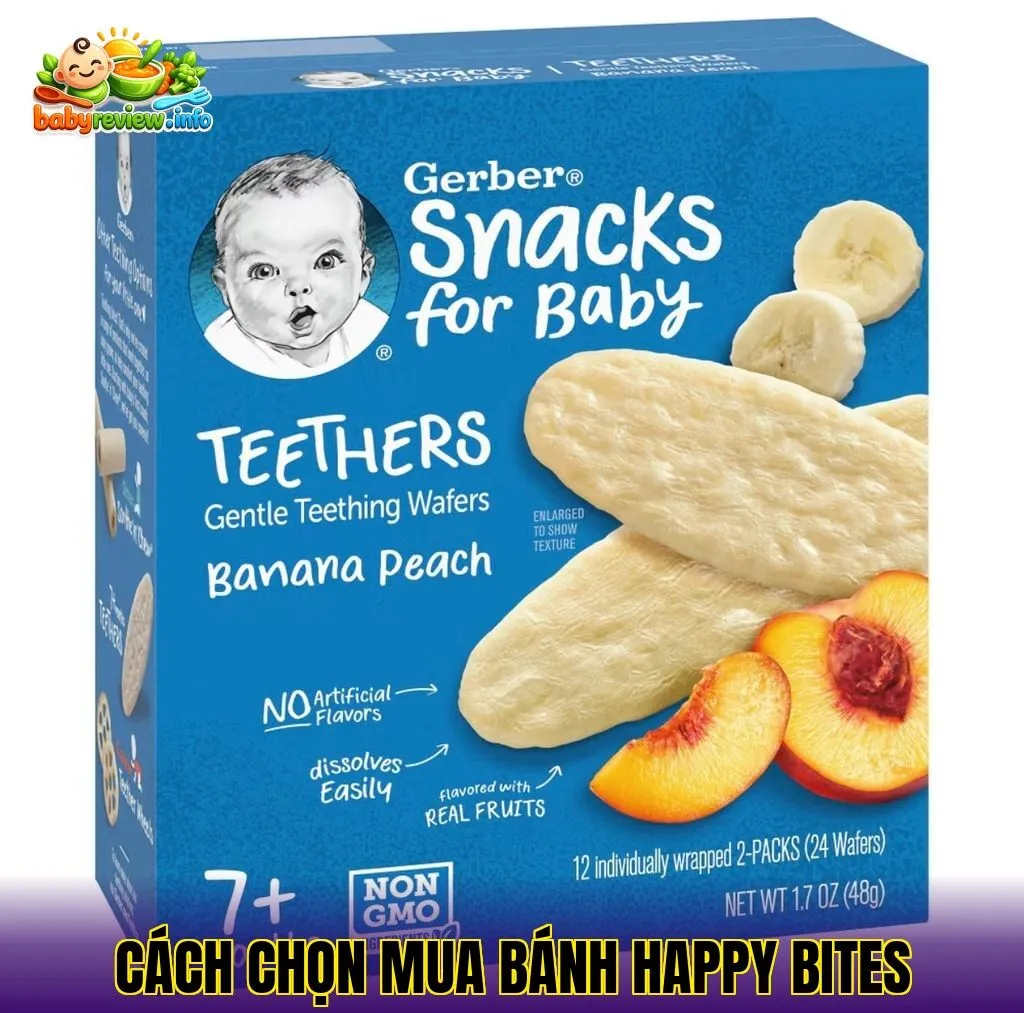 Cách chọn mua bánh Happy Bites