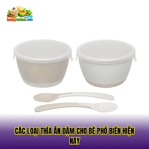 Các loại thìa ăn dặm cho bé phổ biến hiện nay