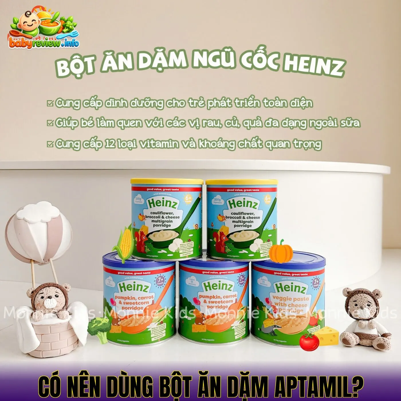 Có nên dùng bột ăn dặm Aptamil?