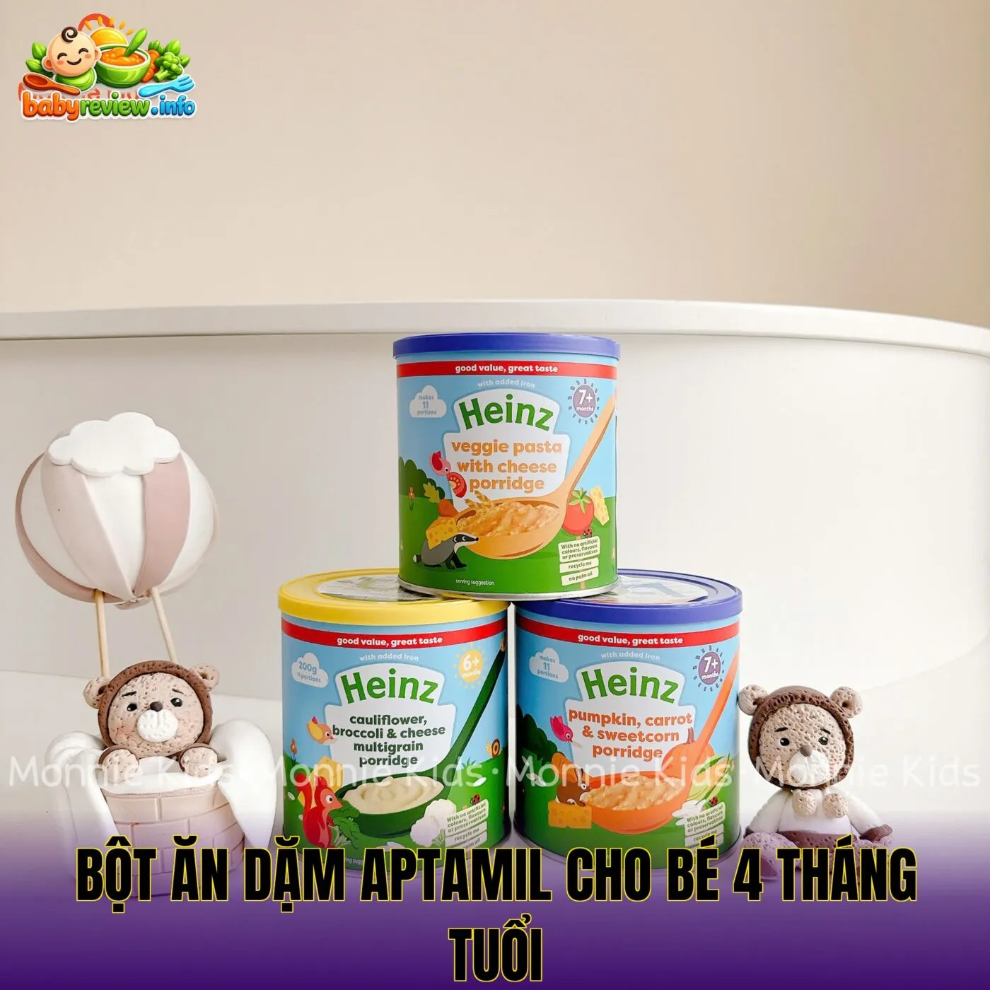 bột ăn dặm Aptamil cho bé 4 tháng tuổi