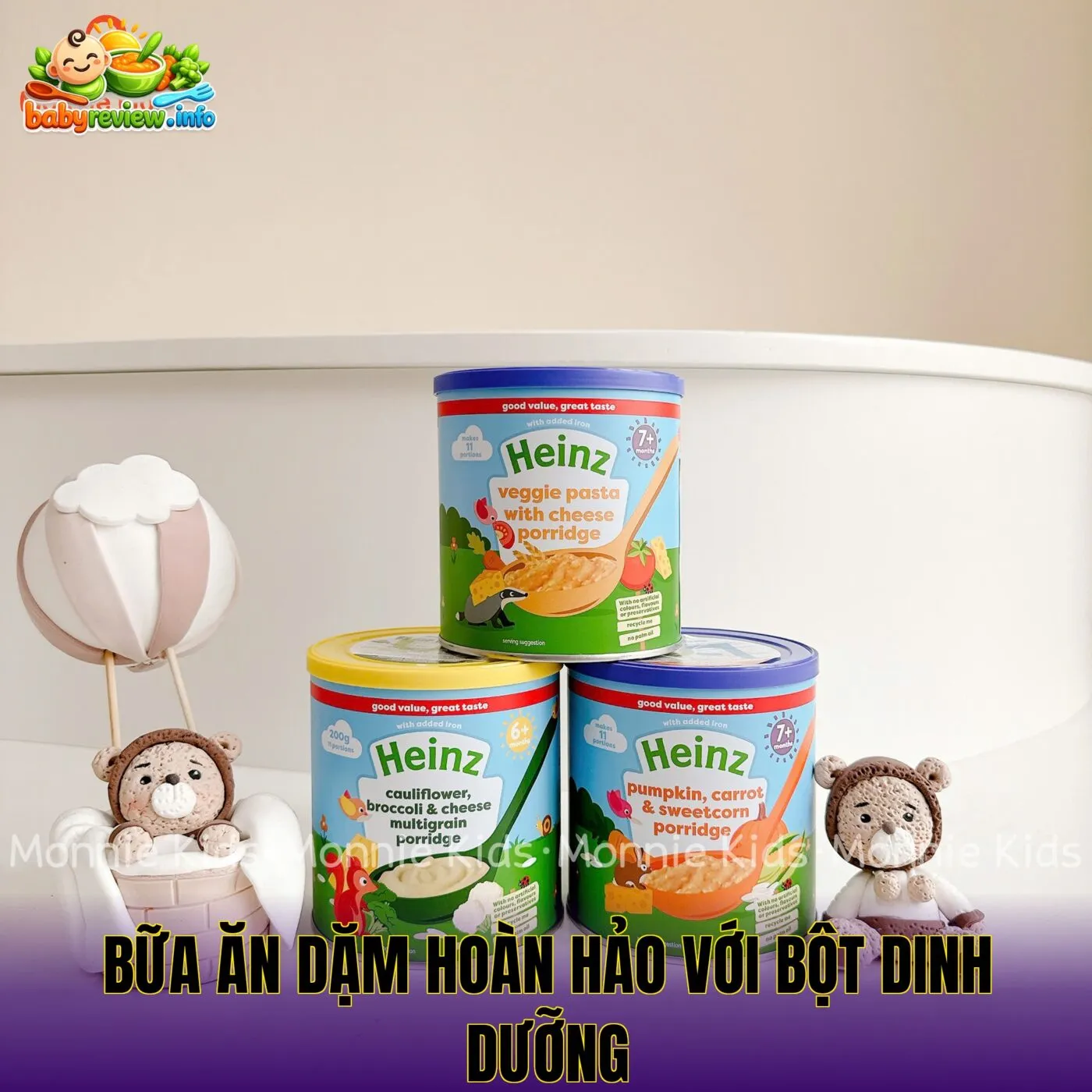 bữa ăn dặm hoàn hảo với bột dinh dưỡng