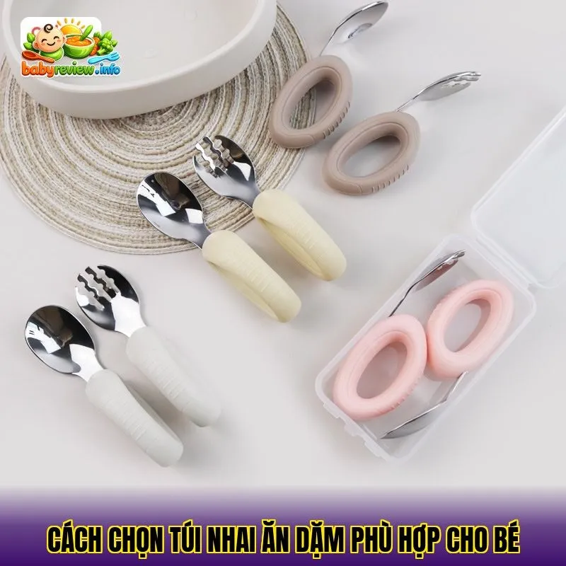 Cách chọn túi nhai ăn dặm phù hợp cho bé