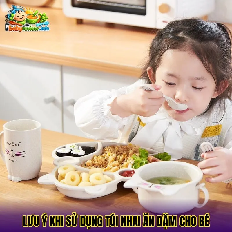 Lưu ý khi sử dụng túi nhai ăn dặm cho bé