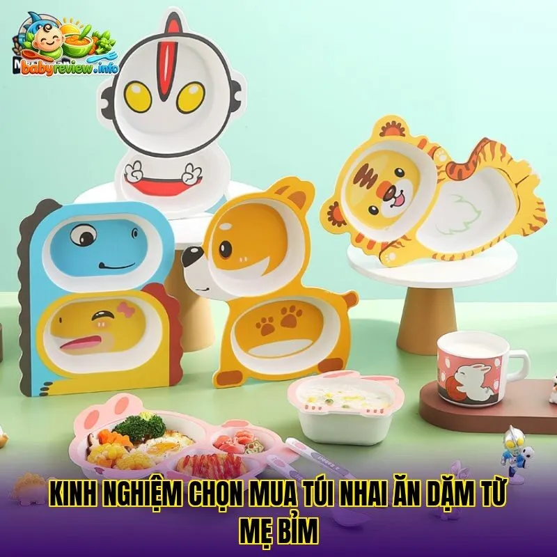 Kinh nghiệm chọn mua túi nhai ăn dặm từ mẹ bỉm