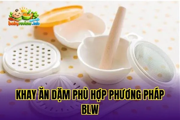 Khay ăn dặm phù hợp phương pháp BLW