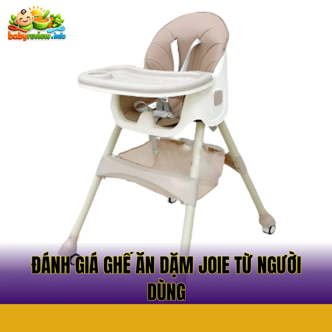 đánh giá ghế ăn dặm joie từ người dùng