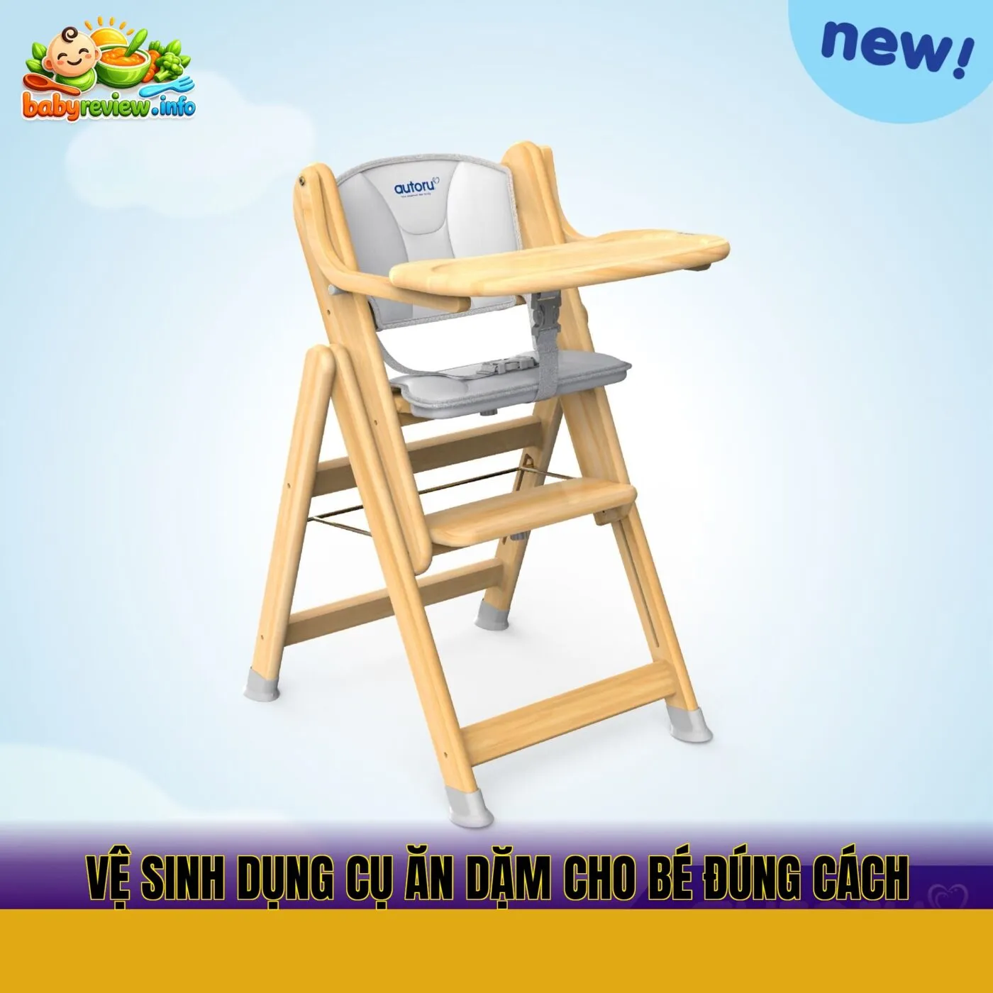 vệ sinh dụng cụ ăn dặm cho bé đúng cách