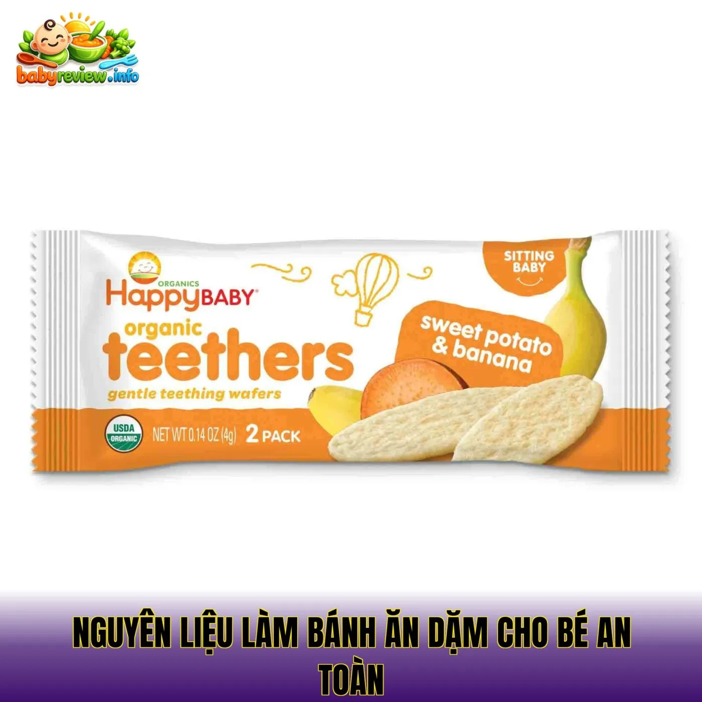 Nguyên liệu làm bánh ăn dặm cho bé an toàn