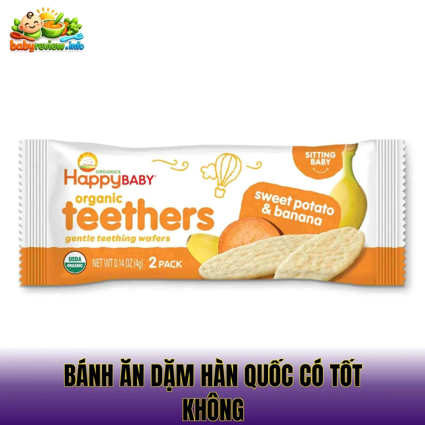 Bánh ăn dặm Hàn Quốc có tốt không
