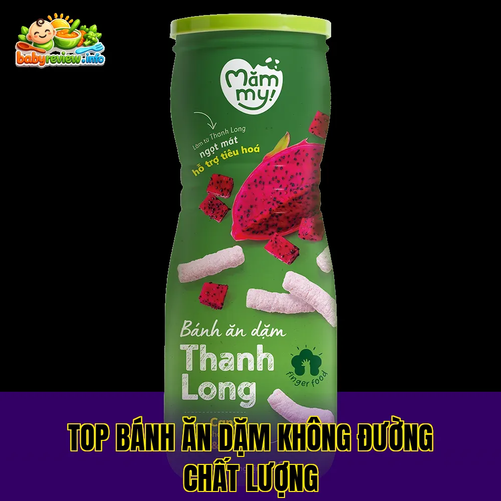 Top bánh ăn dặm không đường chất lượng