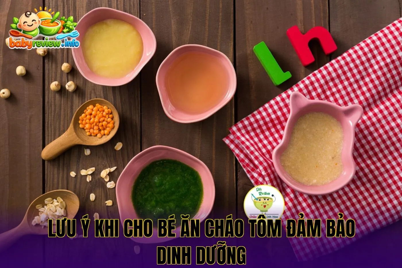 Lưu ý khi cho bé ăn cháo tôm đảm bảo dinh dưỡng