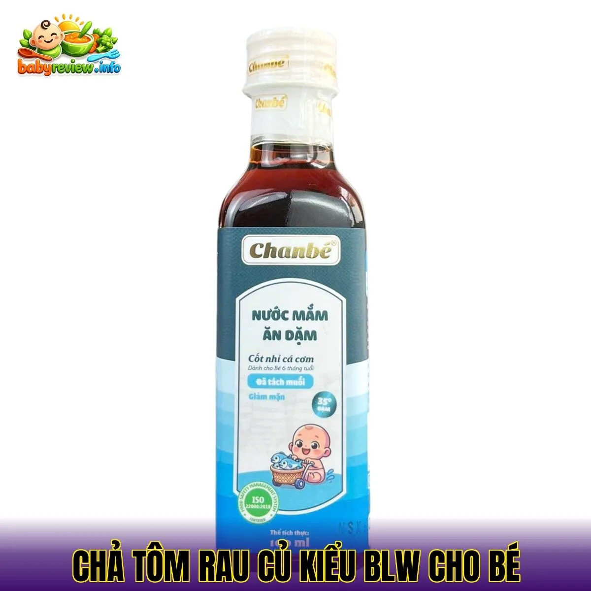 chả tôm rau củ kiểu BLW cho bé