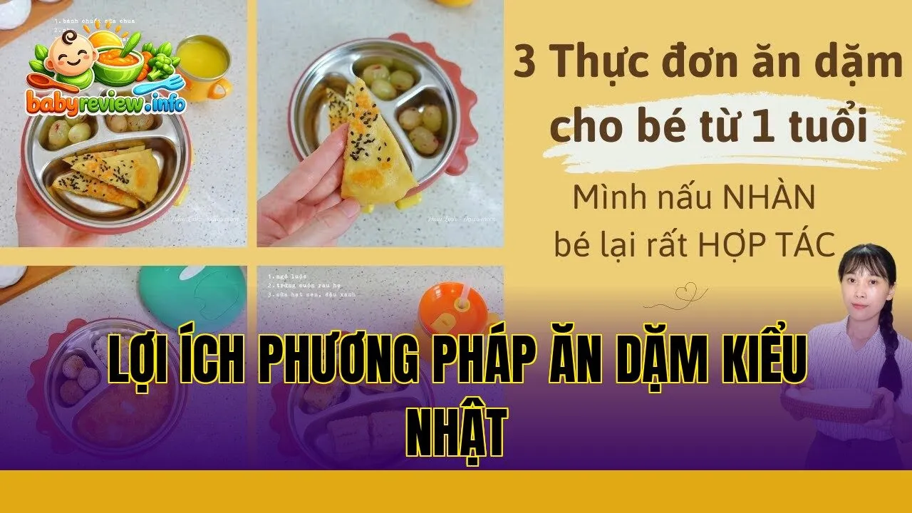 lợi ích phương pháp ăn dặm kiểu nhật
