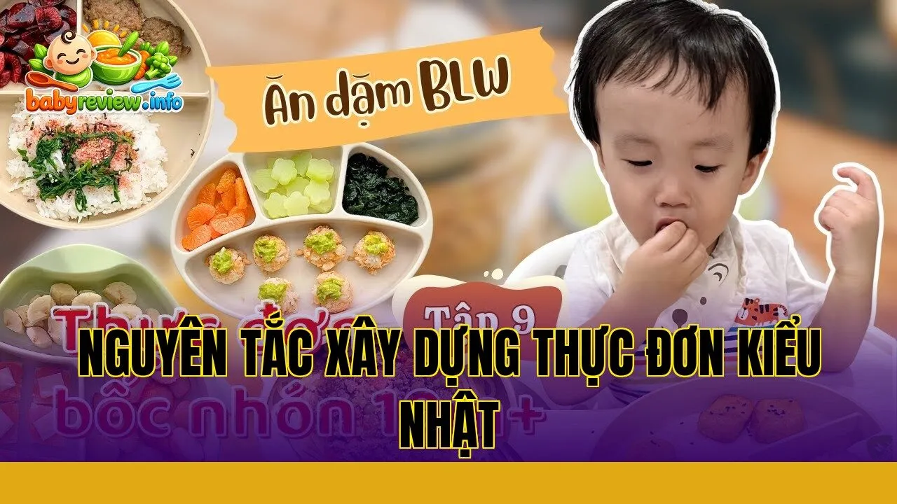 nguyên tắc xây dựng thực đơn kiểu nhật