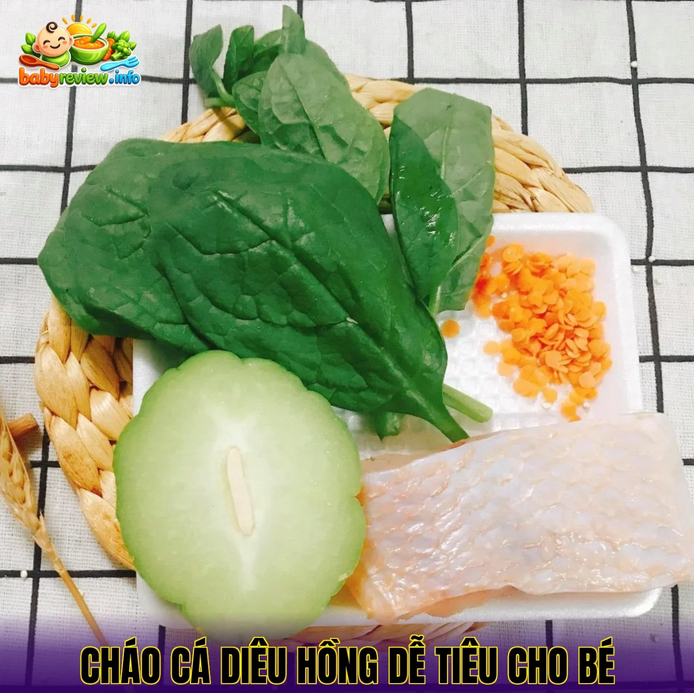 Cháo cá diêu hồng dễ tiêu cho bé