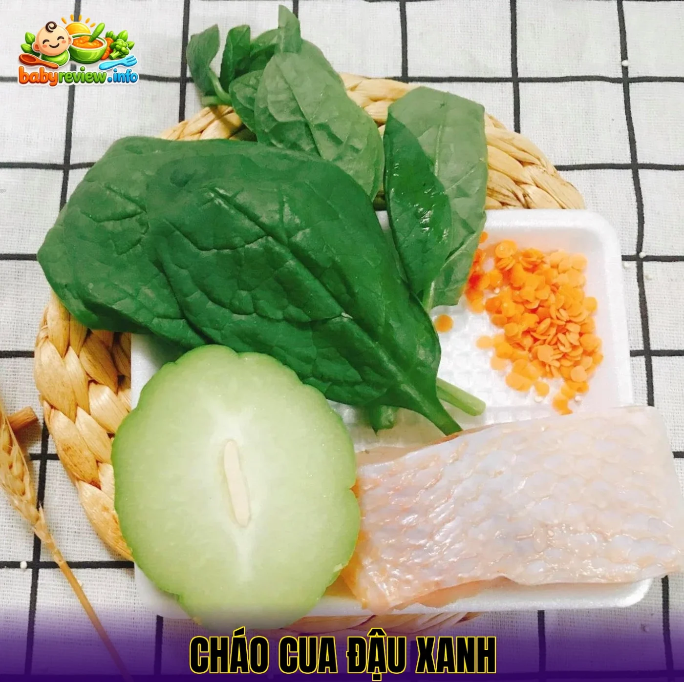 cháo cua đậu xanh