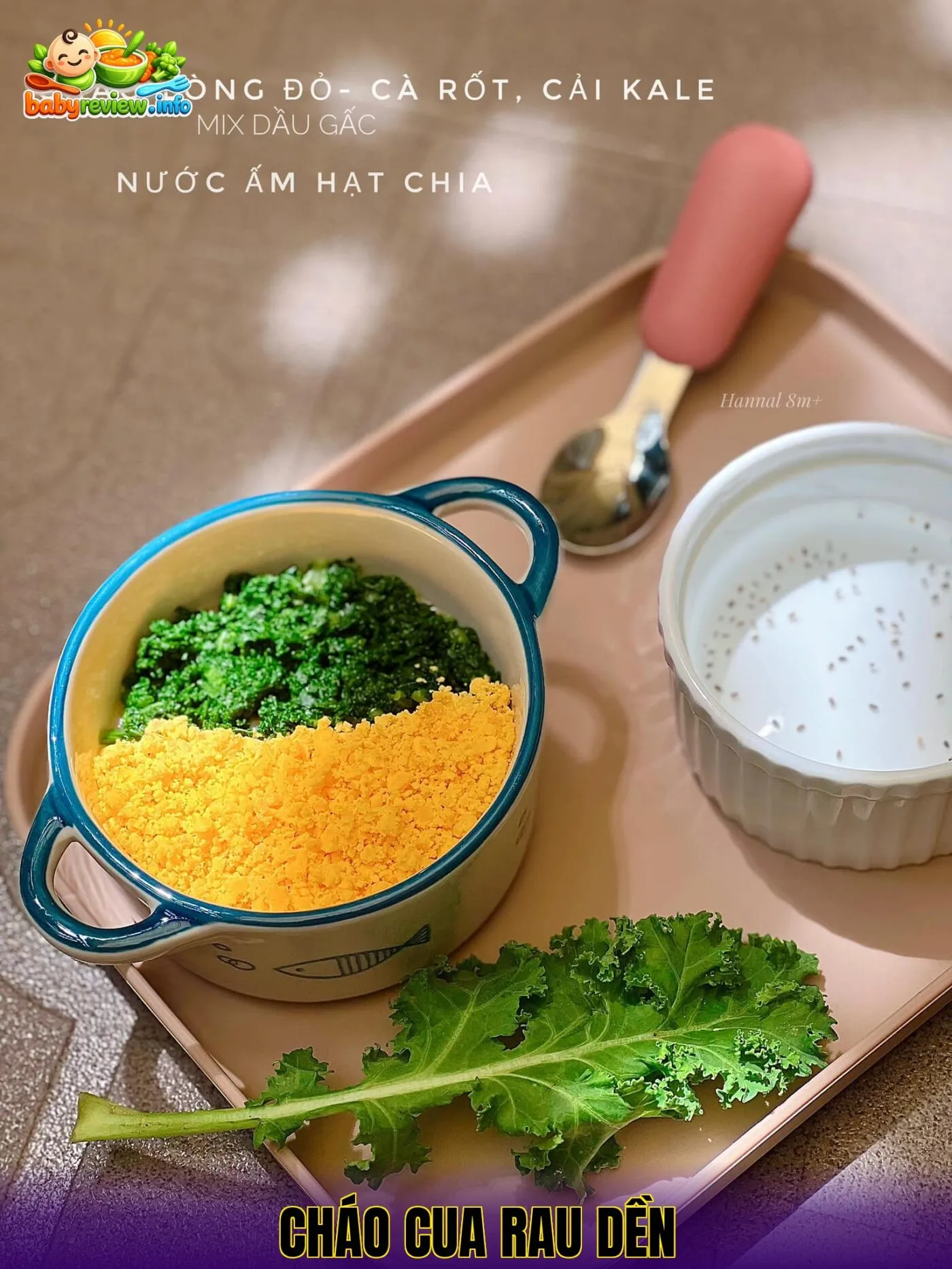 cháo cua rau dền
