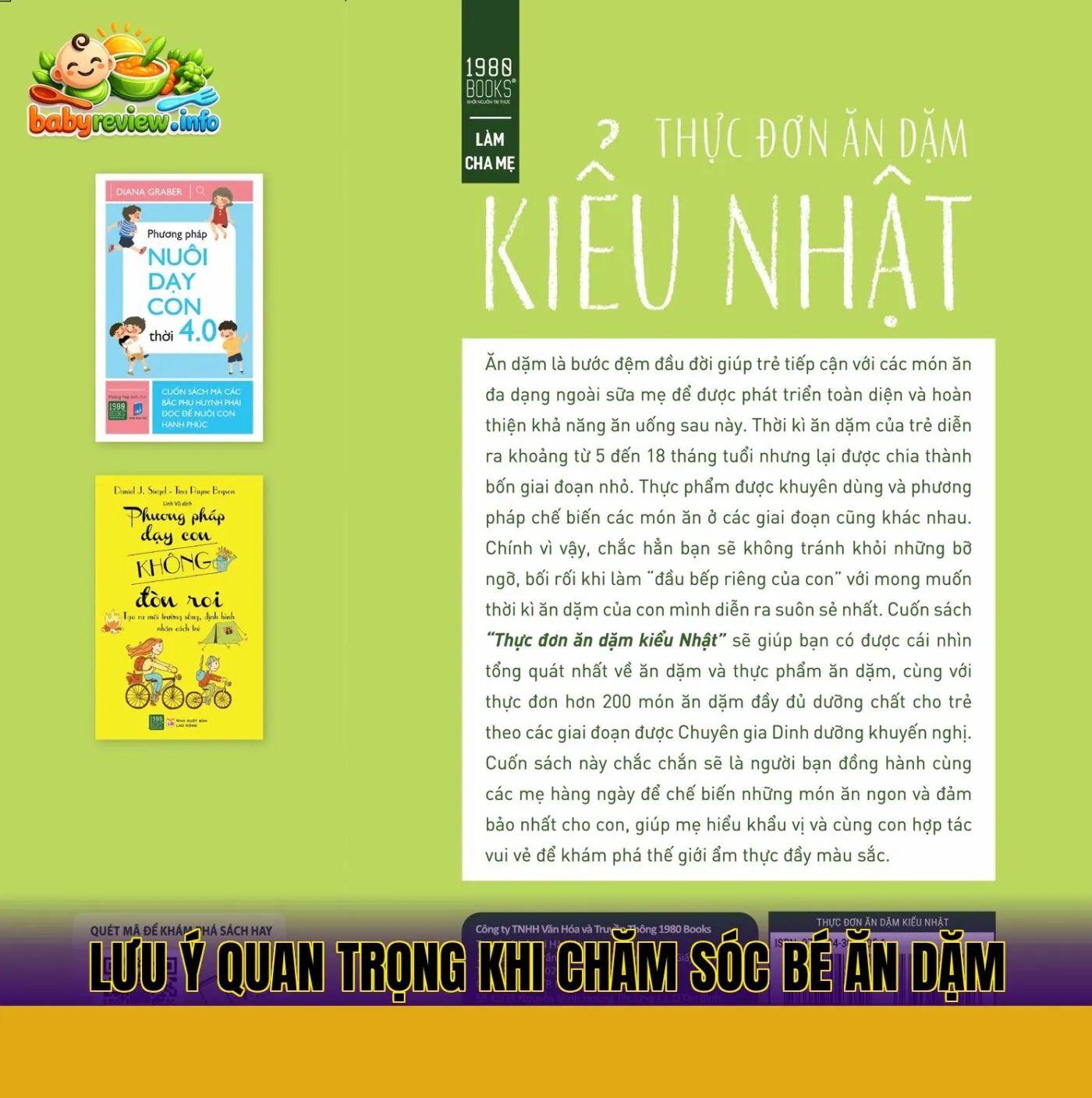 lưu ý quan trọng khi chăm sóc bé ăn dặm