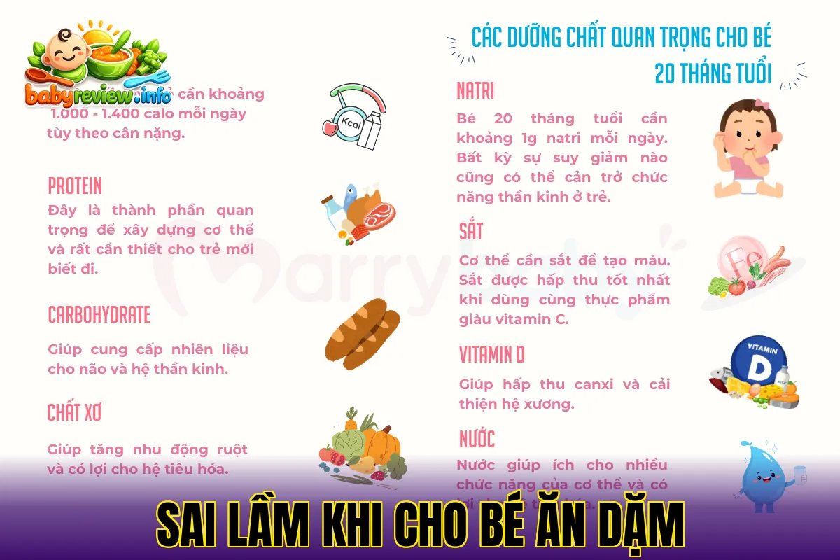 sai lầm khi cho bé ăn dặm