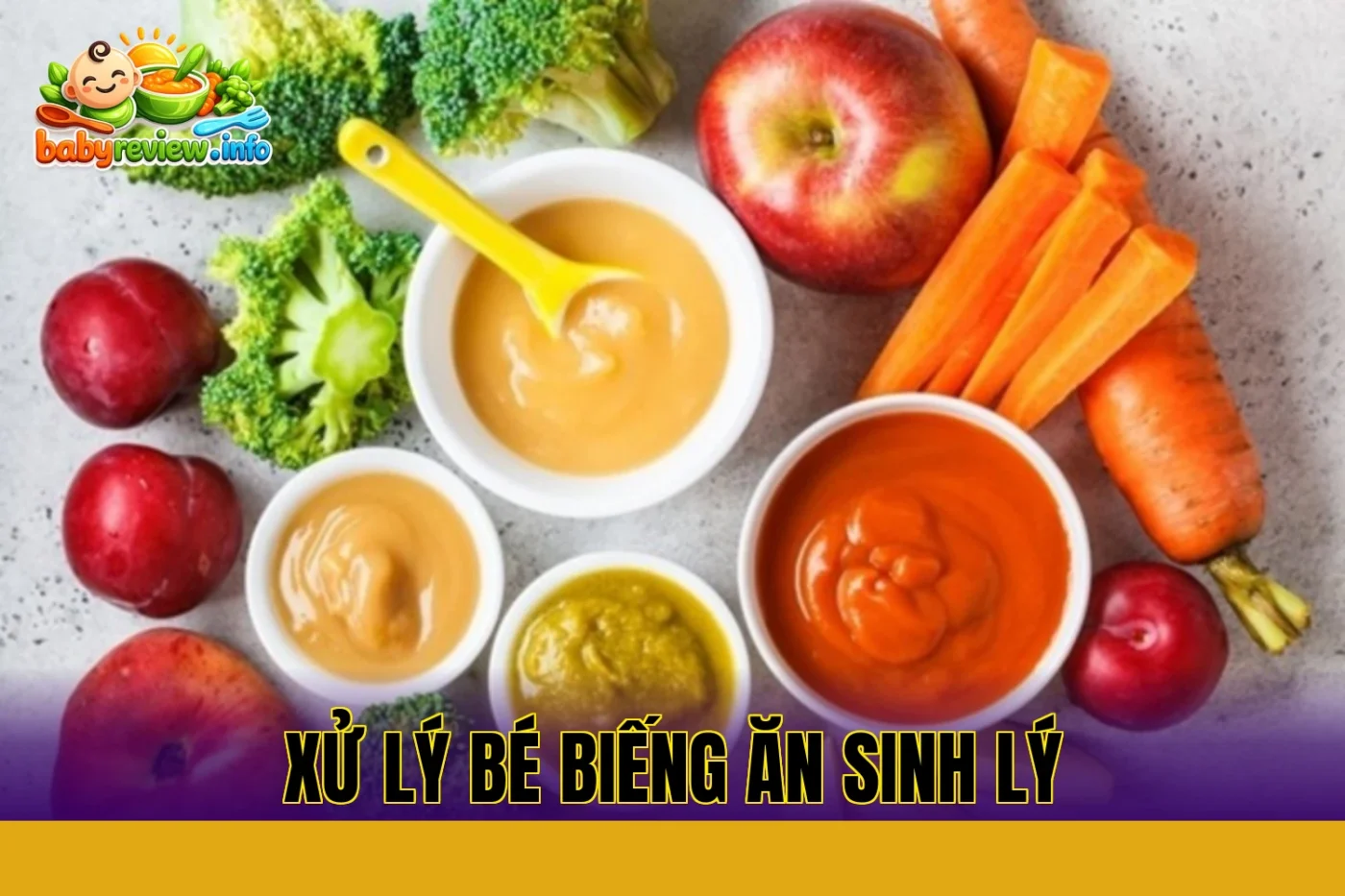 xử lý bé biếng ăn sinh lý