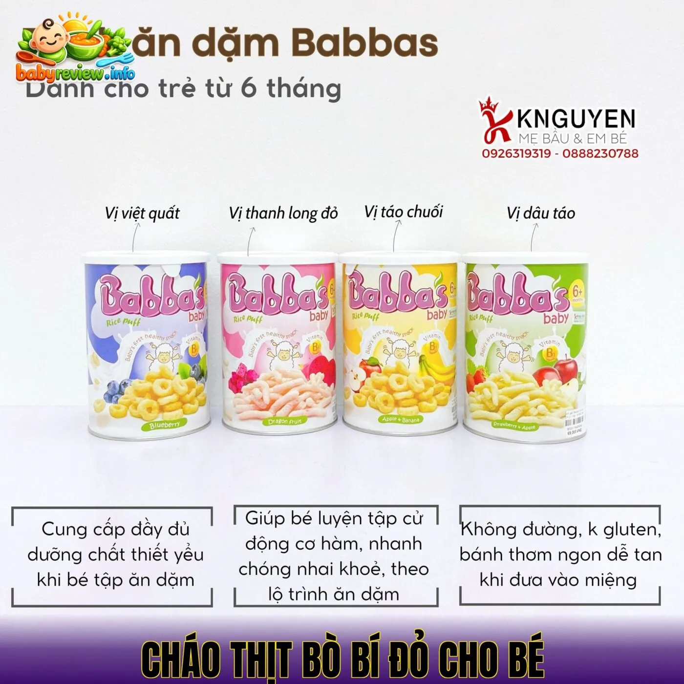 cháo thịt bò bí đỏ cho bé